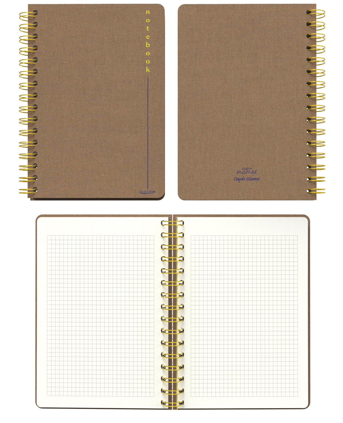 Melimelek Kareli Defter Bej (Bez Ciltli) - Ceyda Düvenci - görünüm 2 / 4