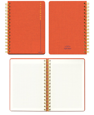 Melimelek Kareli Defter Turuncu (Bez Ciltli) - Ceyda Düvenci