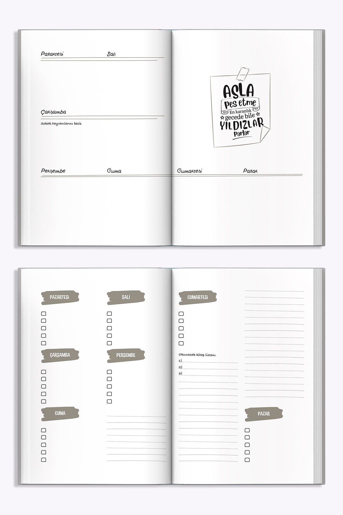 Melimelek Kum  Zamansız Ajanda, 16.5x21 cm - görünüm 5 / 5