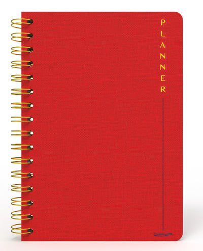 Melimelek Planner Kırmızı (Bez Ciltli) - Ceyda Düvenci