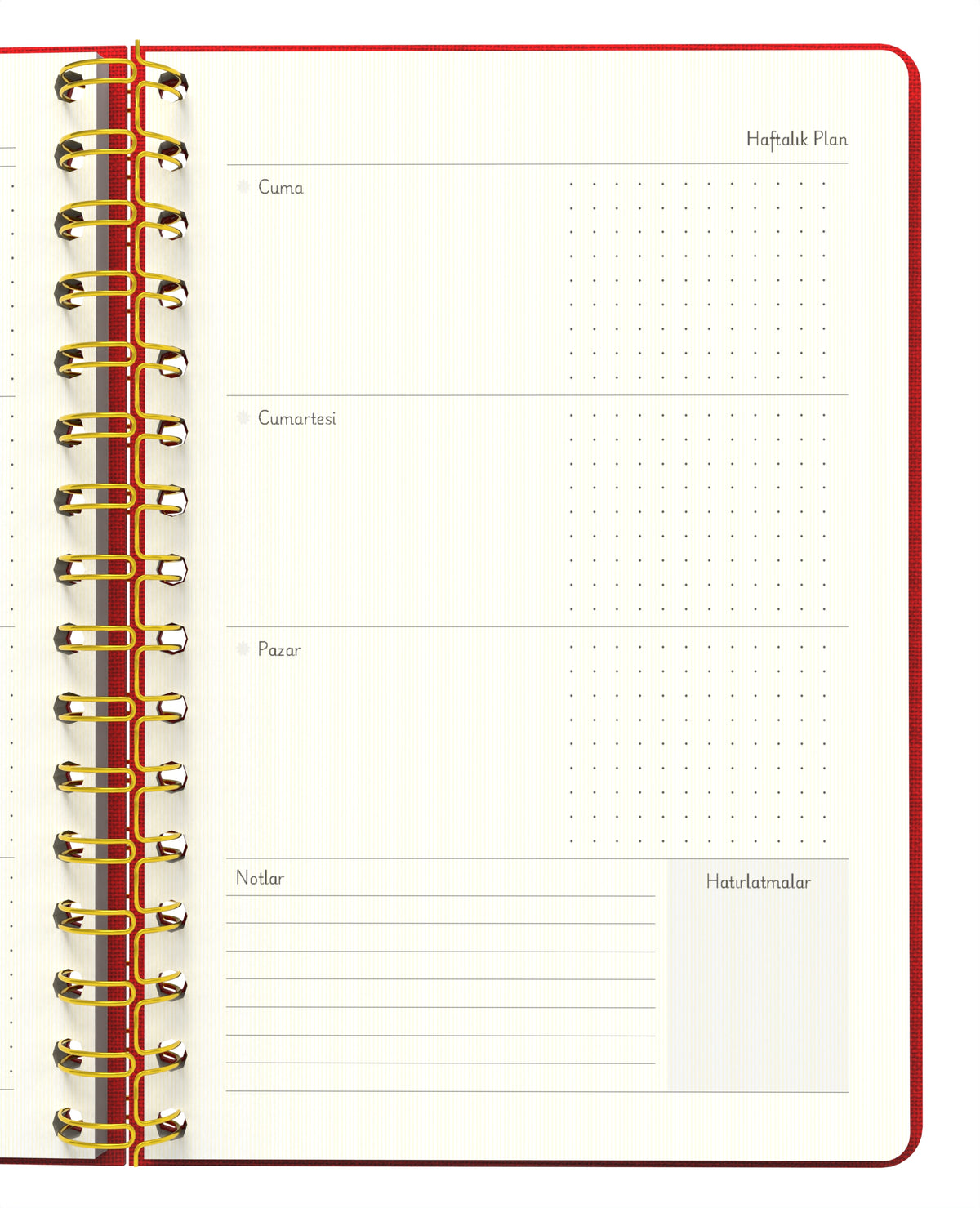 Melimelek Planner Kırmızı (Bez Ciltli) - Ceyda Düvenci - görünüm 4 / 5