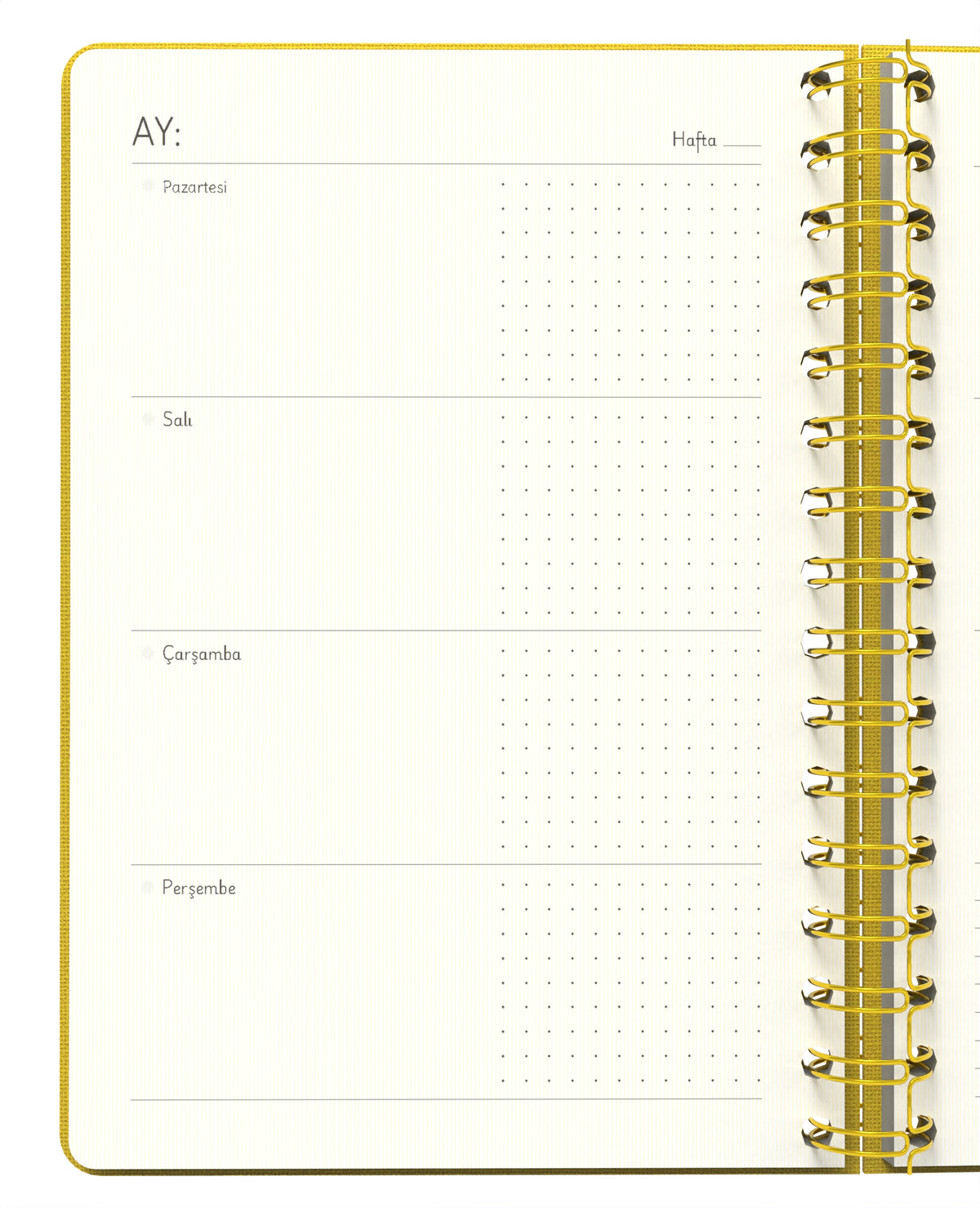 Melimelek Planner Sarı (Bez Ciltli) - Ceyda Düvenci - görünüm 3 / 4