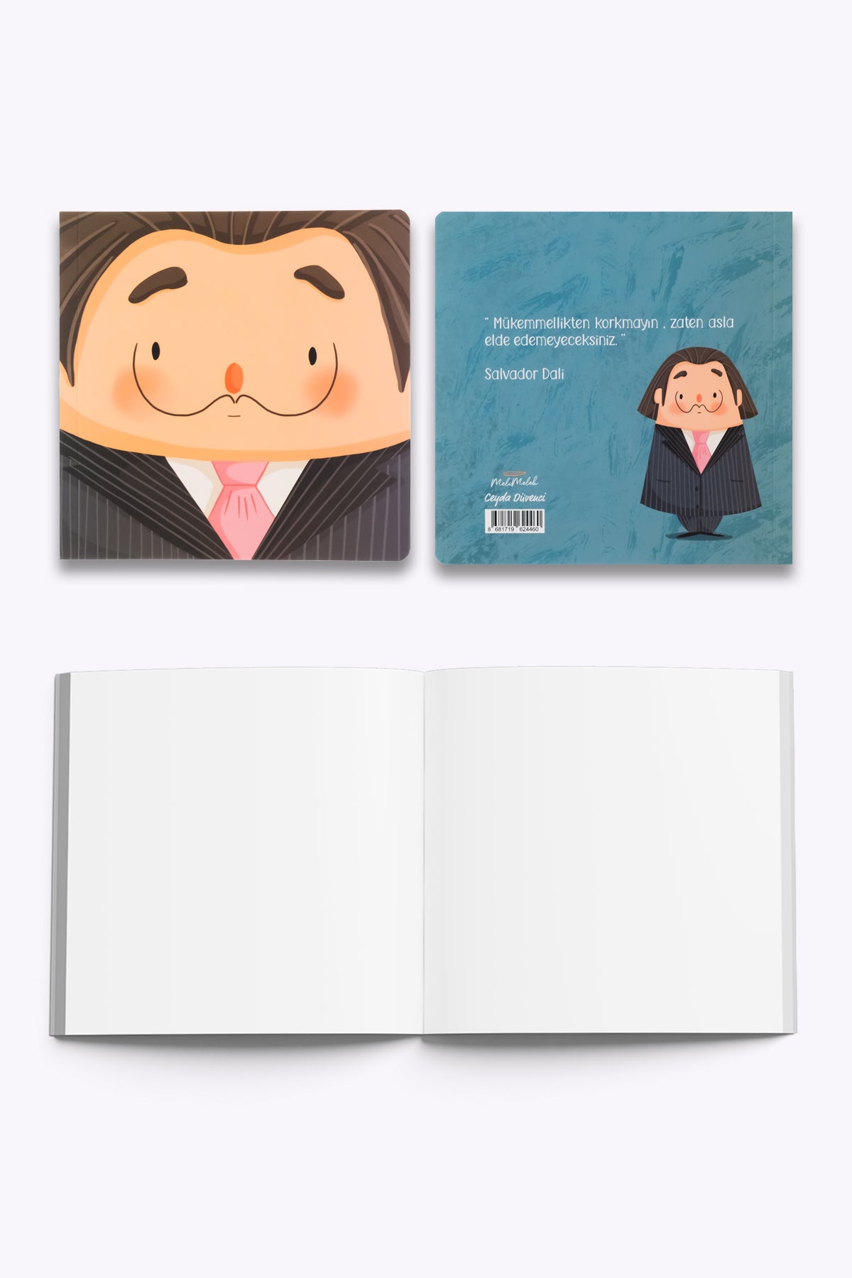 Melimelek Salvador Dali  Defter, 15x15 cm - görünüm 4 / 4