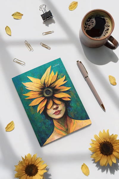 Melimelek Sun Flower  Zamansız Ajanda, 16.5x23.5 cm