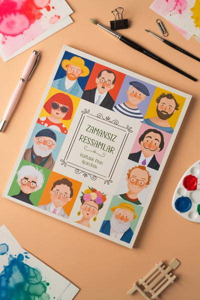 Melimelek Zamansız Ressamlar Ajandası  Zamansız Ajanda, 16.5x19.5 cm (Sticker'lı)