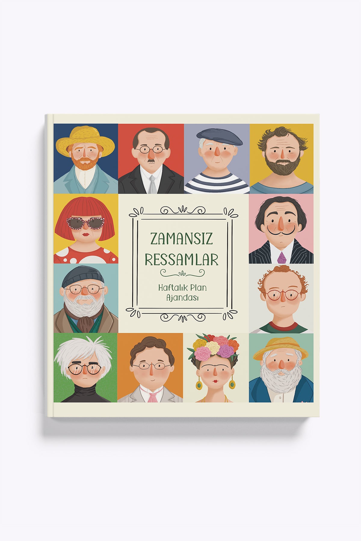 Melimelek Zamansız Ressamlar Ajandası  Zamansız Ajanda, 16.5x19.5 cm (Sticker'lı) - görünüm 1 / 7