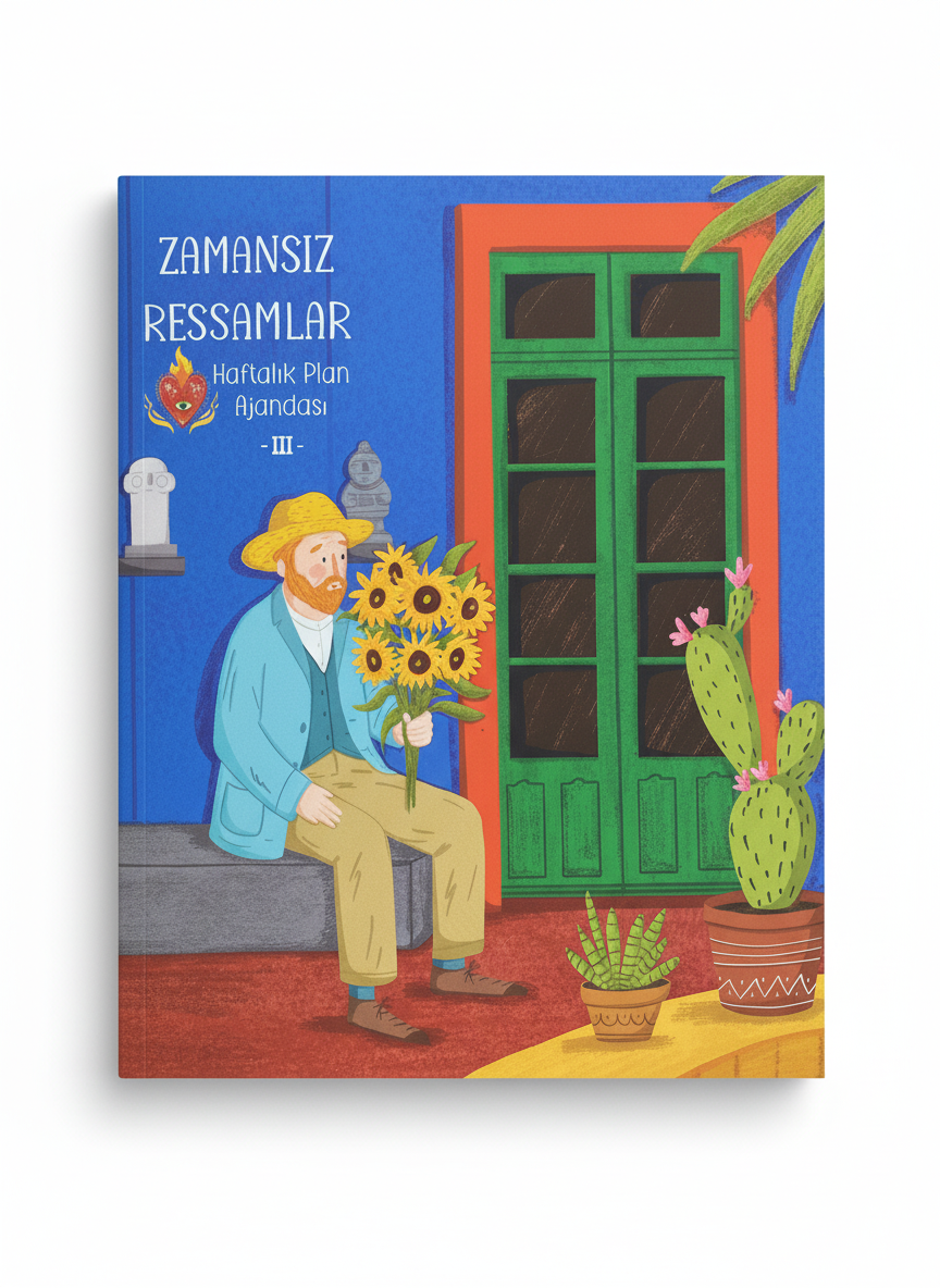 Melimelek Zamansız Ressamlar Ajandası III, Zamansız Ajanda 16.5x19.5 cm (Sticker'lı) - görünüm 1 / 4