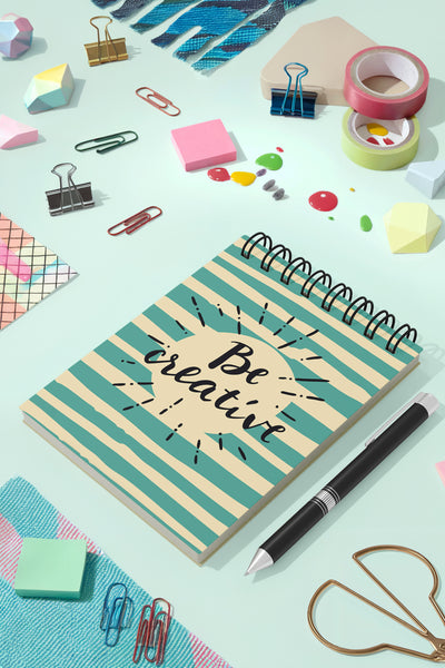 My Mia Art Be Creative  Sert Kapak Spiralli Bloknot, 12x17 cm