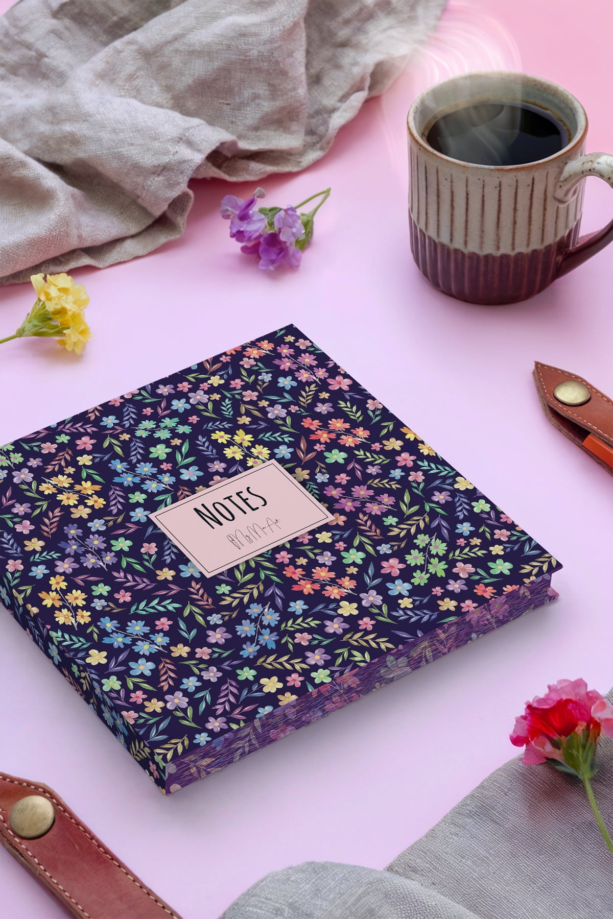 My Mia Art Kır Çiçeği  Kenar Baskılı Defter, 16x16 cm - görünüm 2 / 4