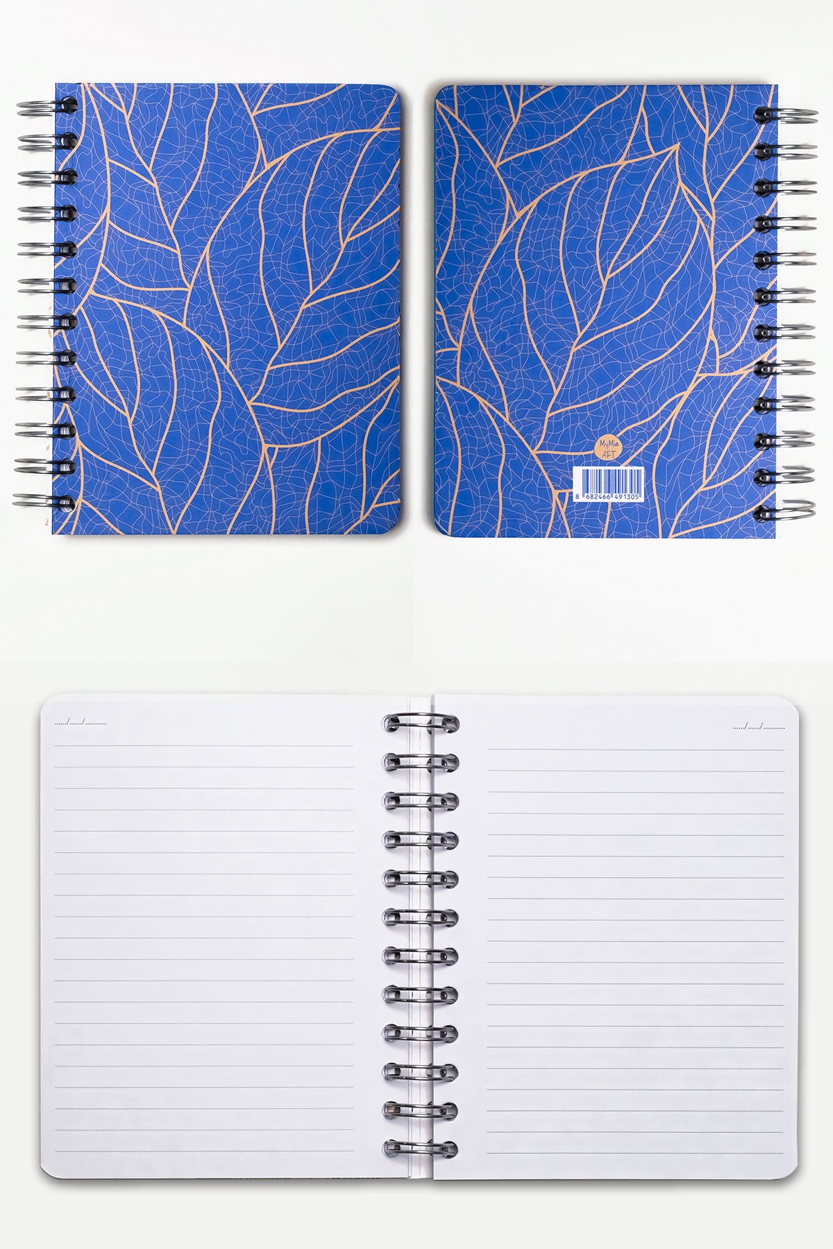 My Mia Art Mavi Dal Spiralli Defter 12x17 - görünüm 4 / 6
