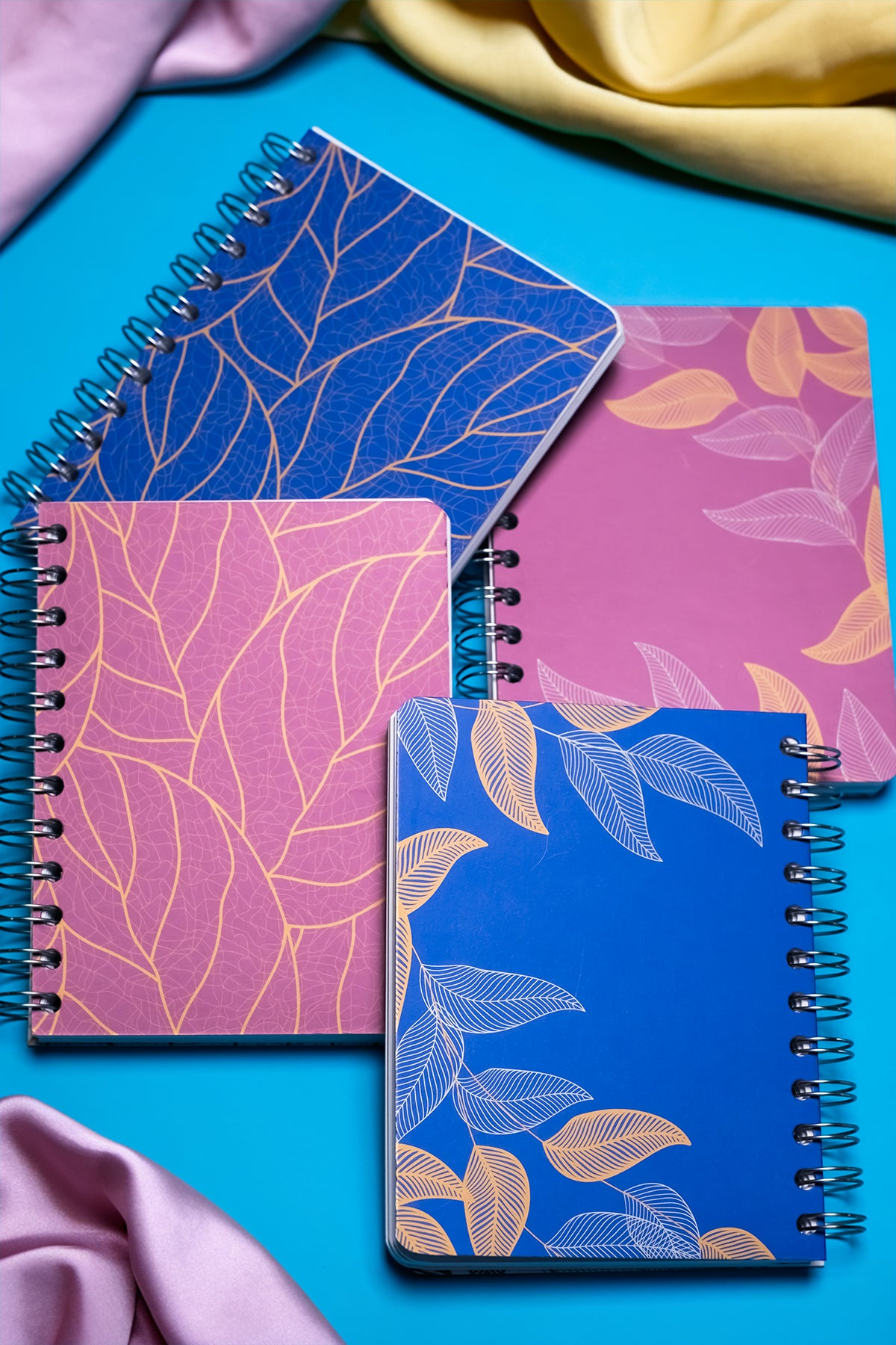 My Mia Art Mavi Yaprak Spiralli Defter 12x17 - görünüm 6 / 6