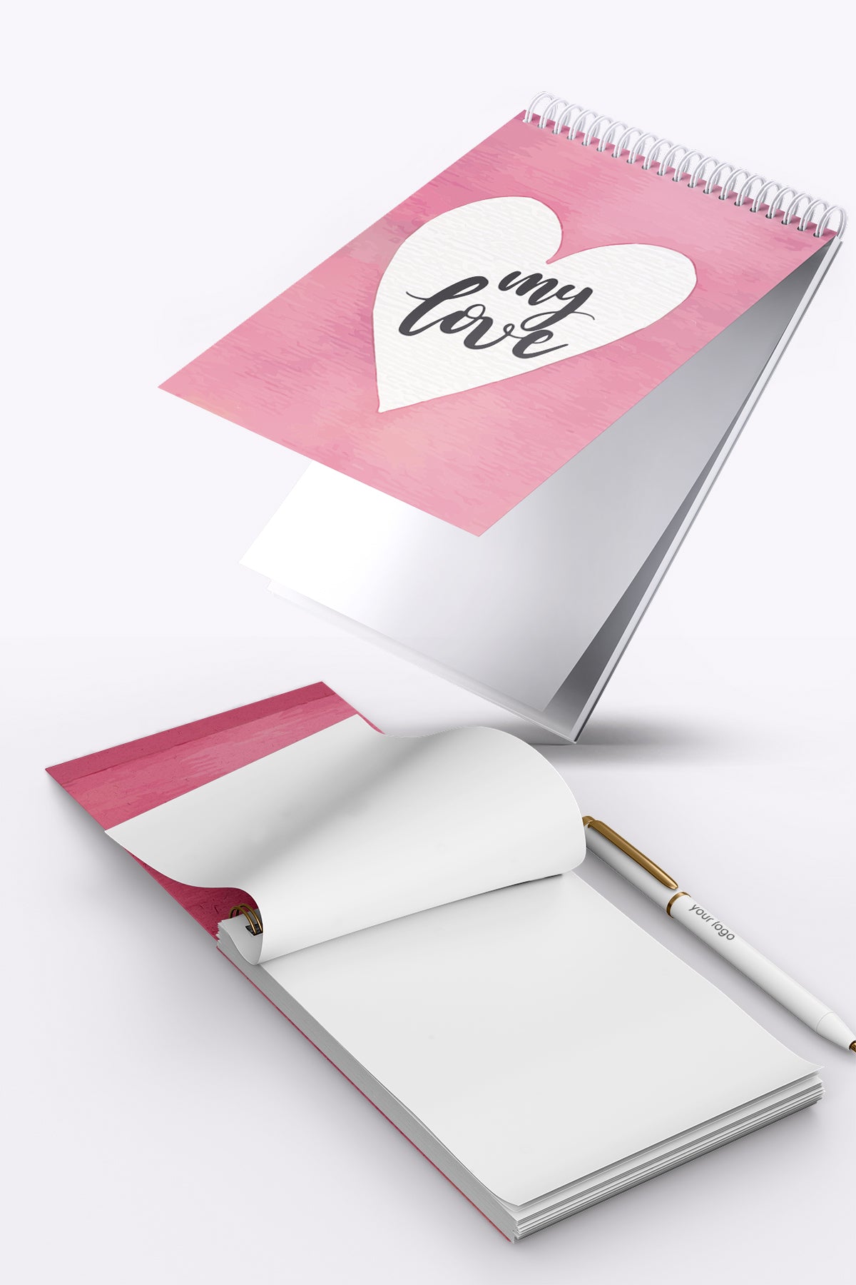 My Mia Art My Love  Sert Kapak Spiralli Bloknot, 12x17 cm - görünüm 5 / 5