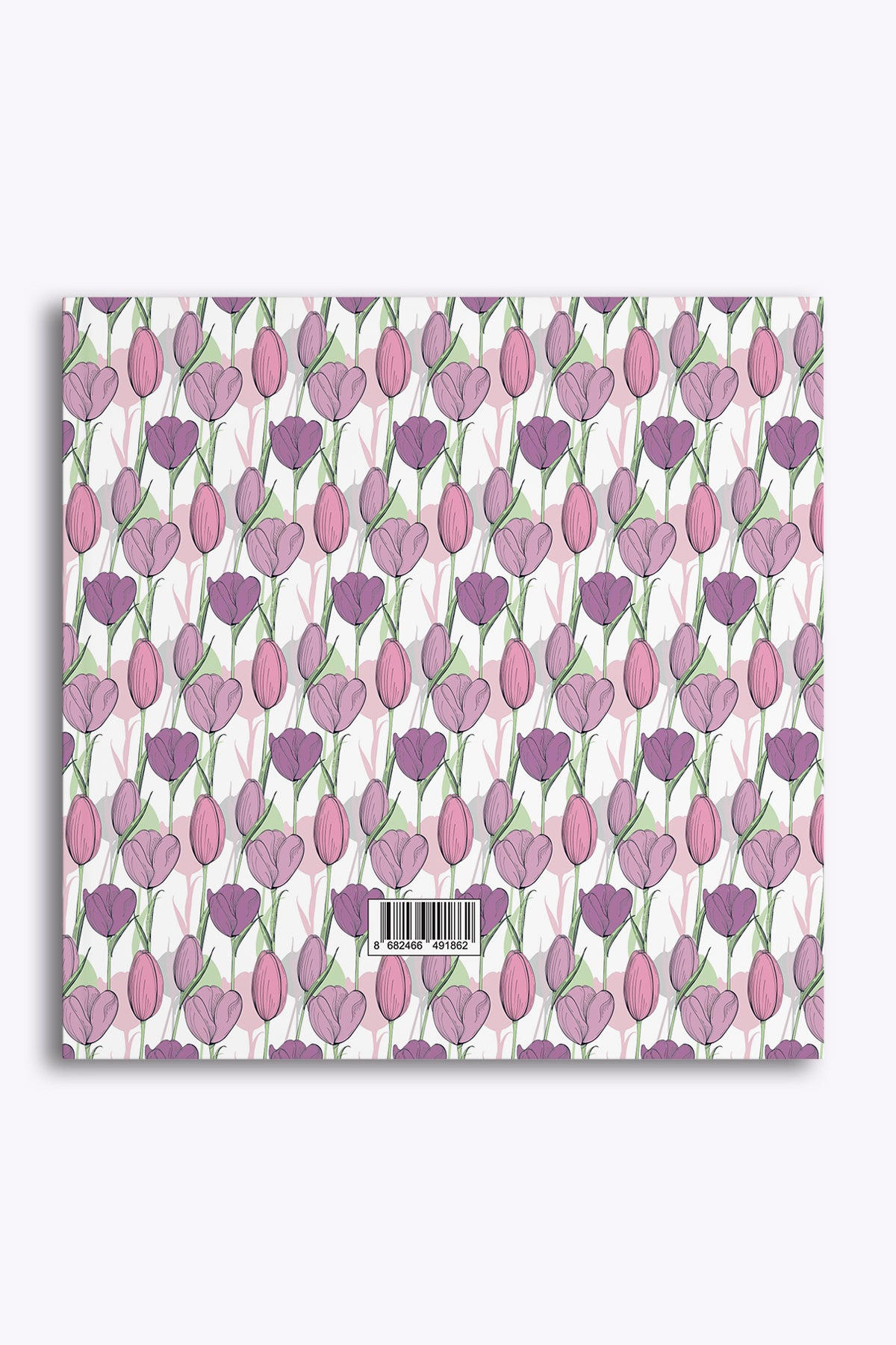 My Mia Art Pembe Lale  Kenar Baskılı Defter, 16x16 cm - görünüm 3 / 4