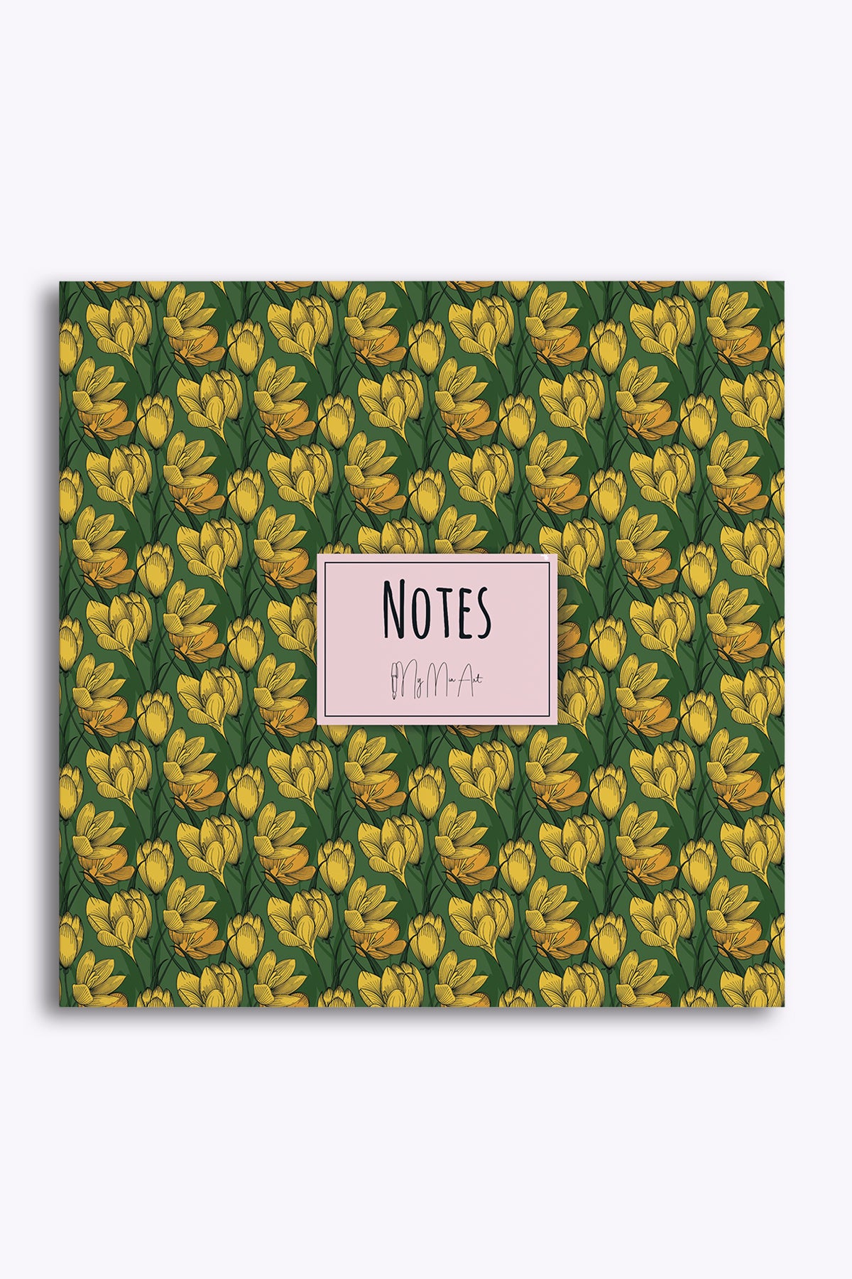My Mia Art Sarı Manolya  Kenar Baskılı Defter, 16x16 cm - görünüm 1 / 4