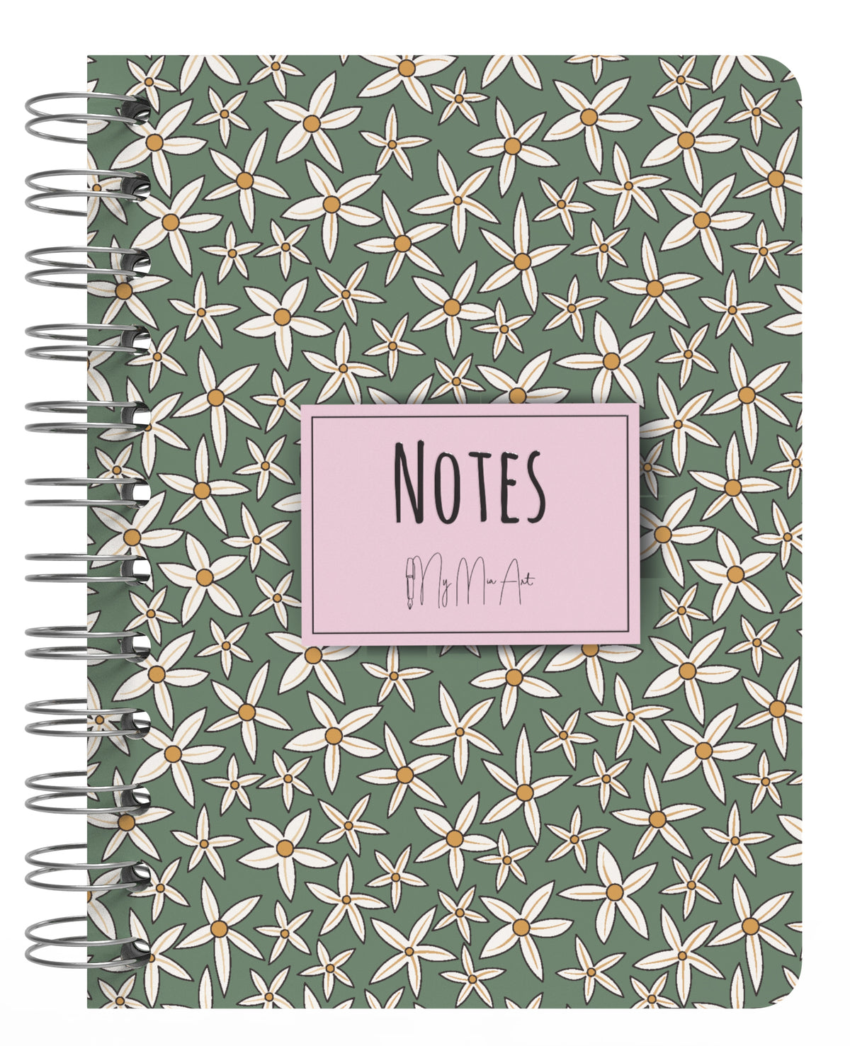 My Mia Art Starflower Tulip Mini Sert Kapaklı Spiralli Defter Set - görünüm 5 / 6