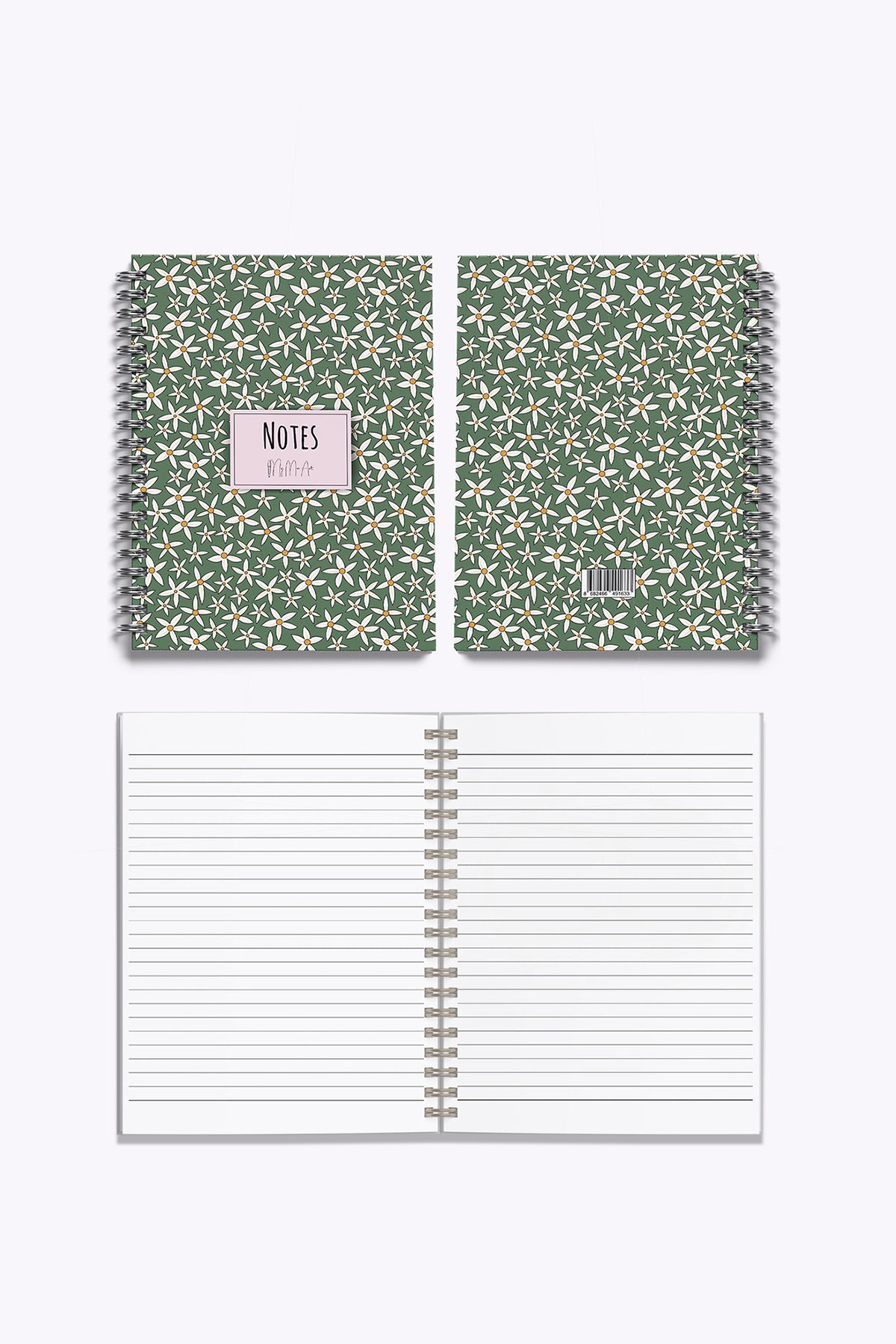 My Mia Art Startflower-Mini  Sert Kapak Spiralli Defter, 12x17 cm - görünüm 3 / 4