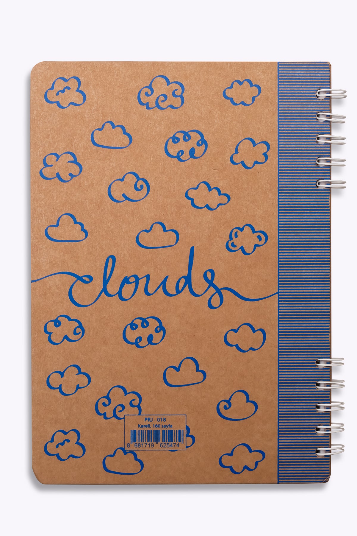 Prestij Clouds Kraft Kareli Defter 17x24 - görünüm 4 / 4