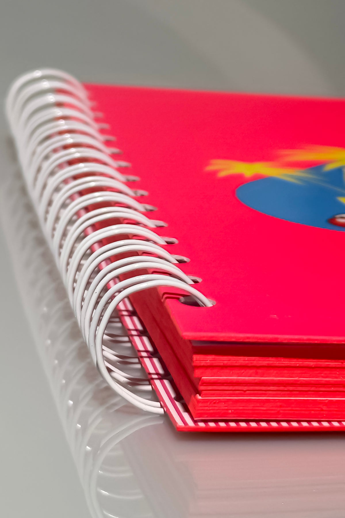 Prestij Cute Cat Neon Pembe Spiralli Kareli Defter - görünüm 4 / 5
