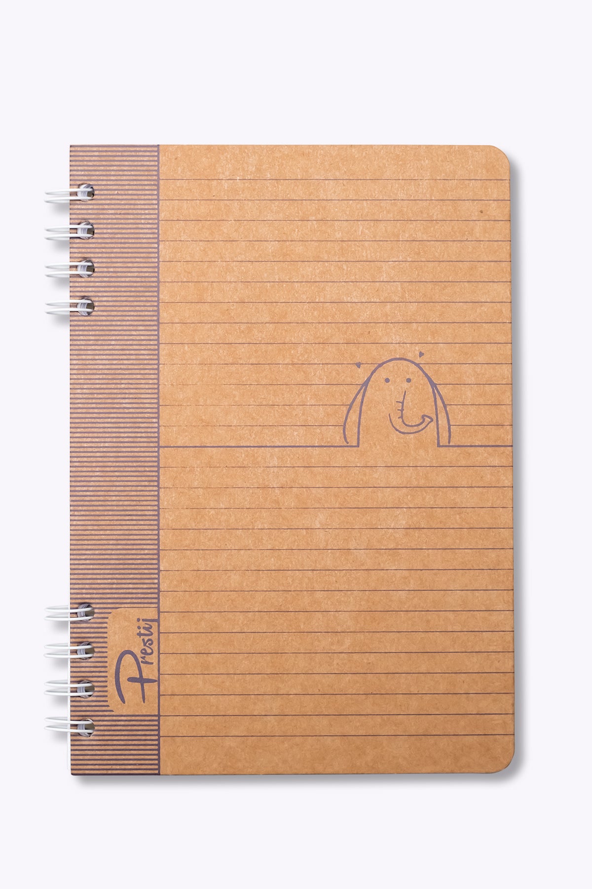 Prestij Elephant Kraft Çizgili Defter - görünüm 1 / 3