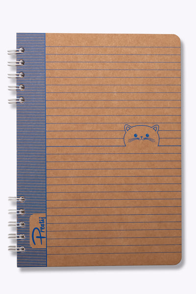 Prestij Kitty Kraft Çizgili Defter 17x24