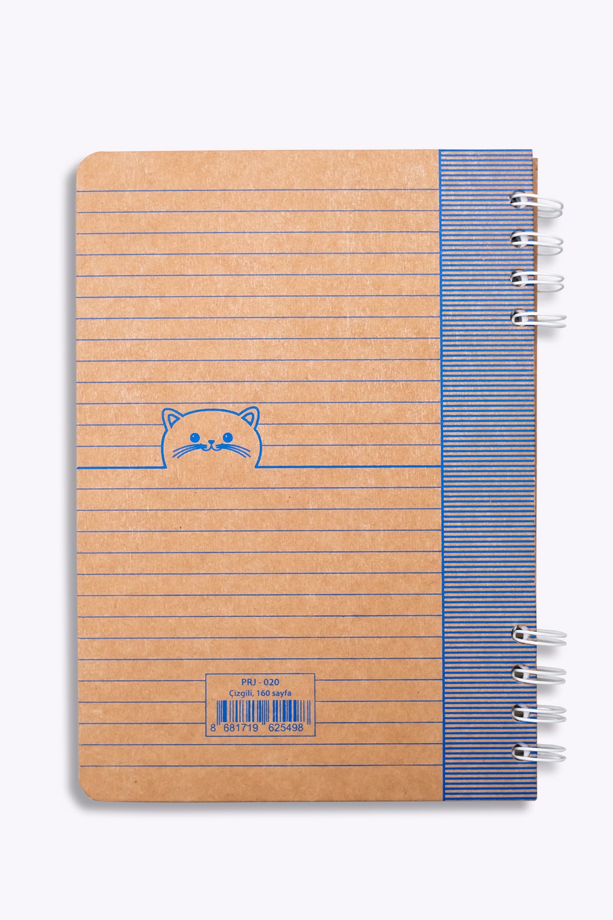 Prestij Kitty Kraft Çizgili Defter - görünüm 3 / 3