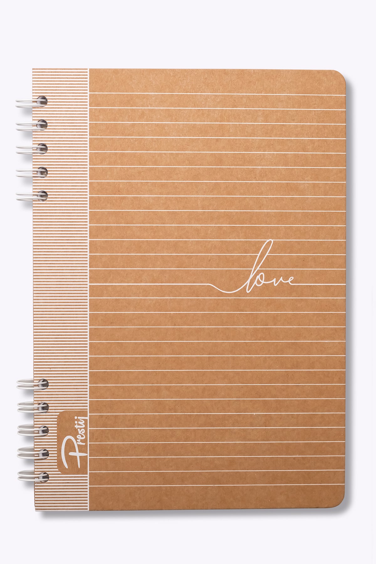 Prestij Love Kraft Çizgili Defter 17x24 - görünüm 2 / 4