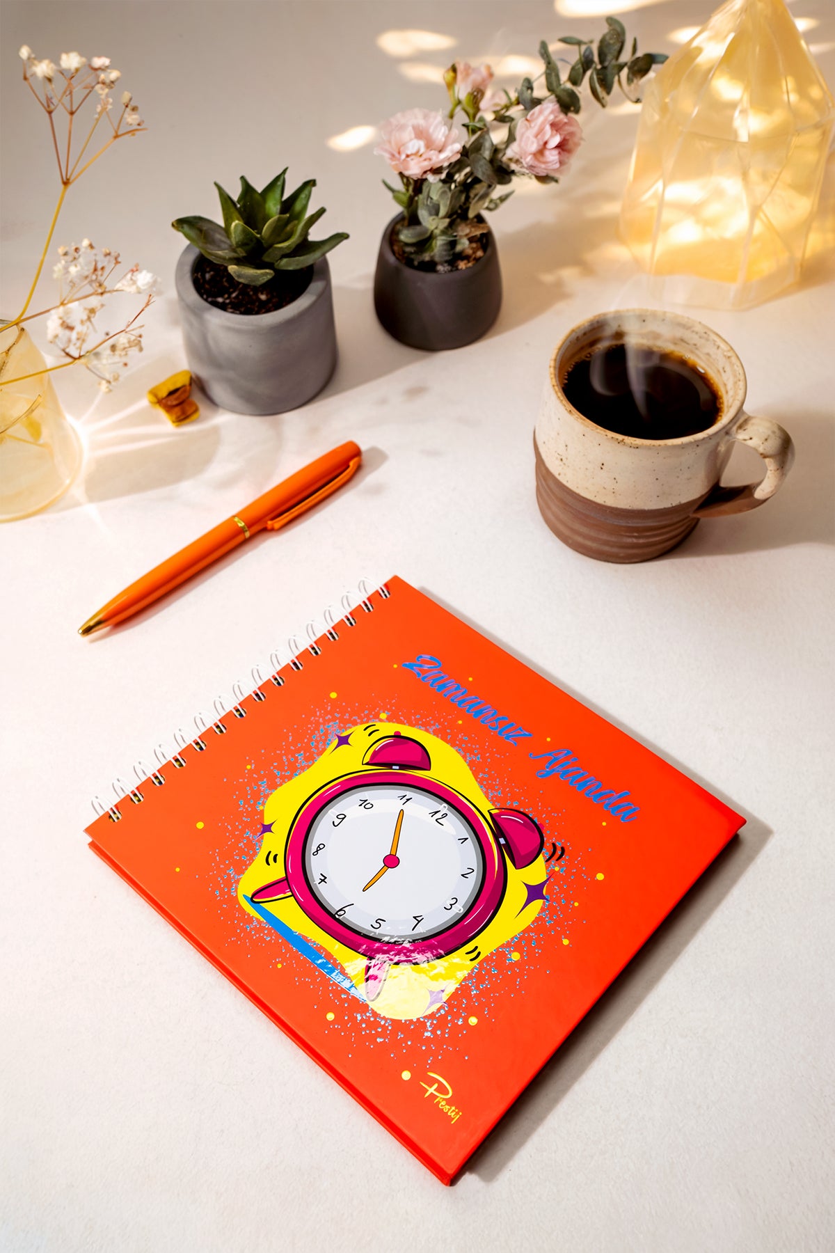 Prestij Neon Turuncu Zamansız Ajanda - görünüm 1 / 4