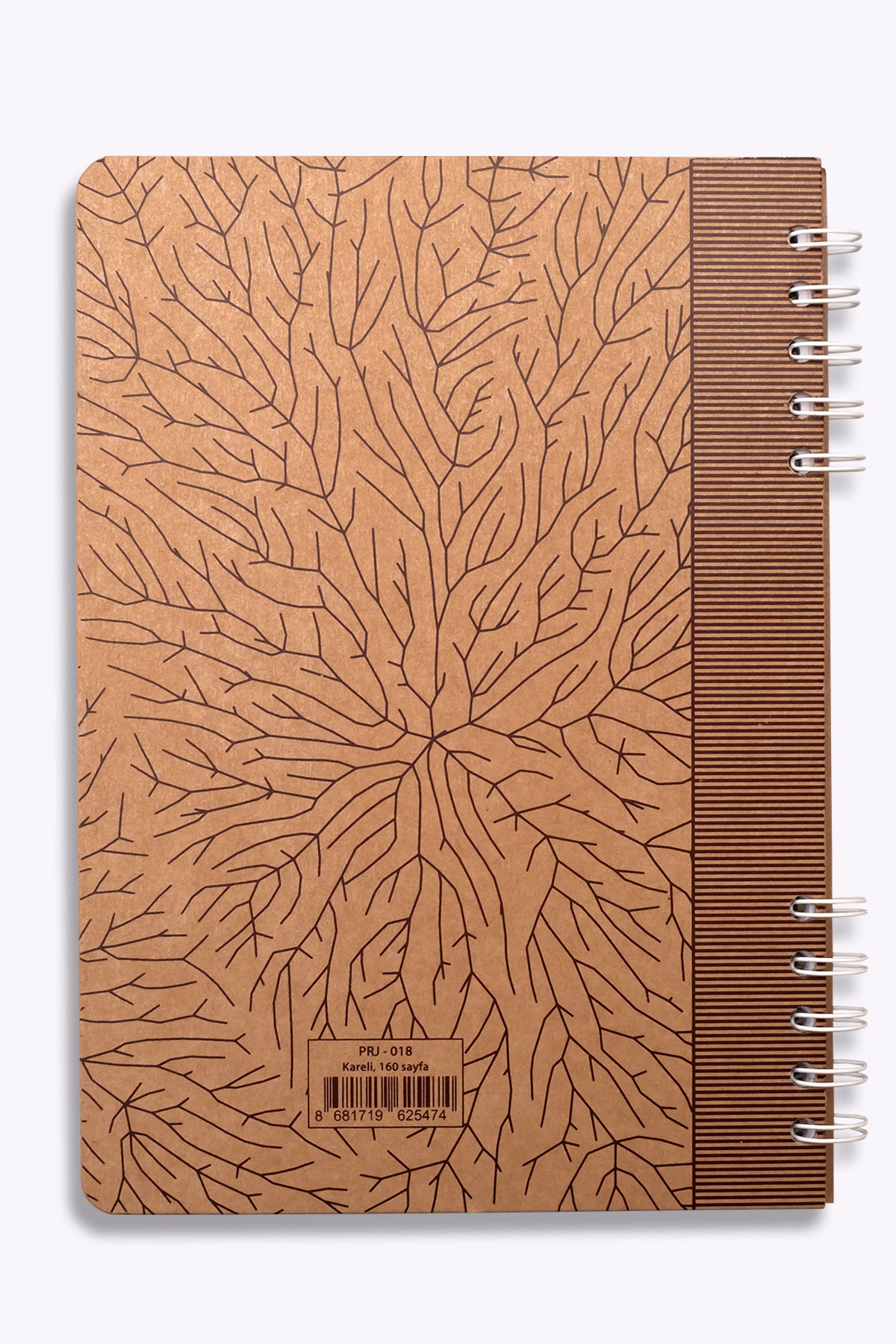 Prestij Thunderbolt Kraft Kareli Defter 17x24 - görünüm 4 / 4