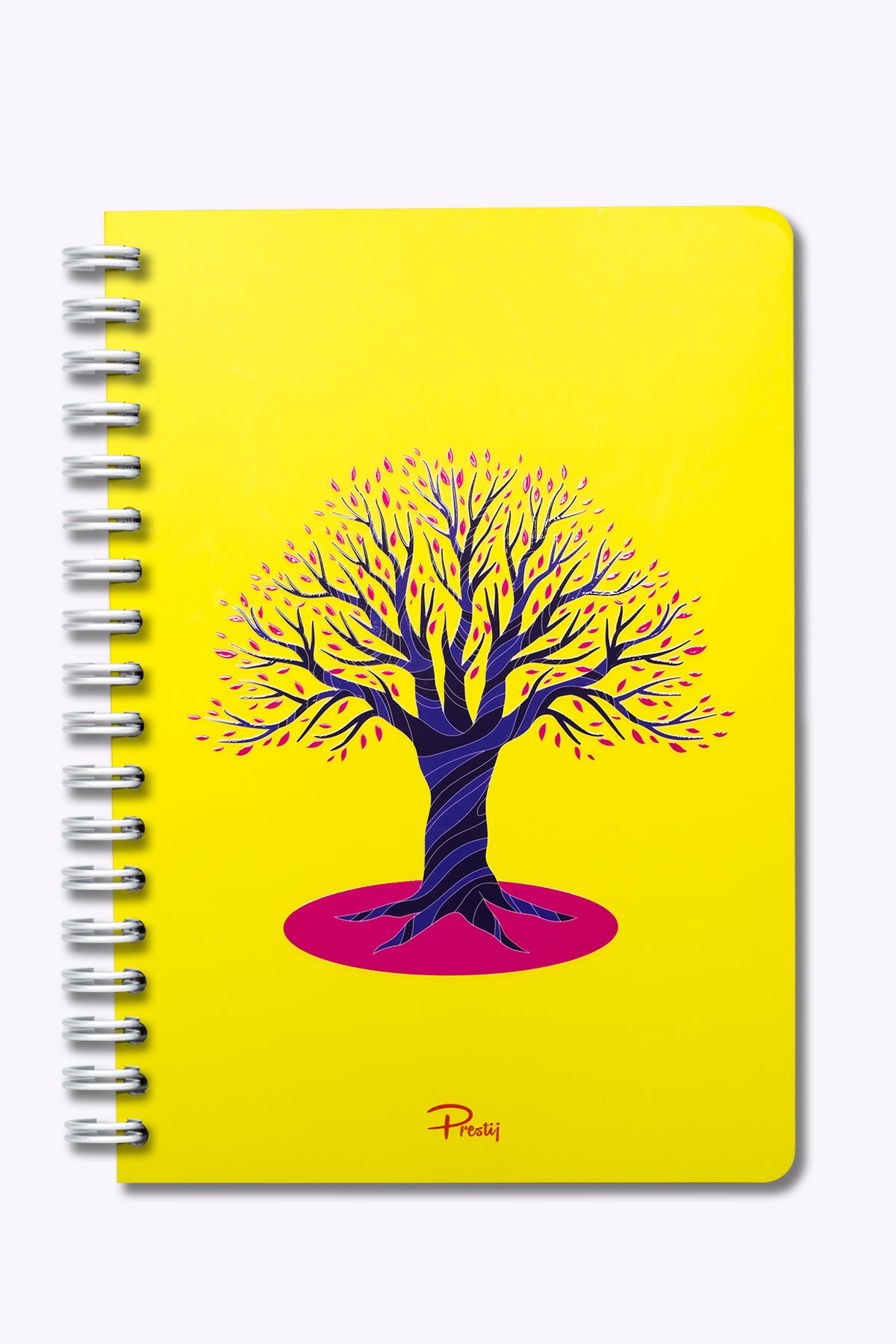 Prestij Tree Neon Sarı Kareli Defter 17x24 - görünüm 3 / 5