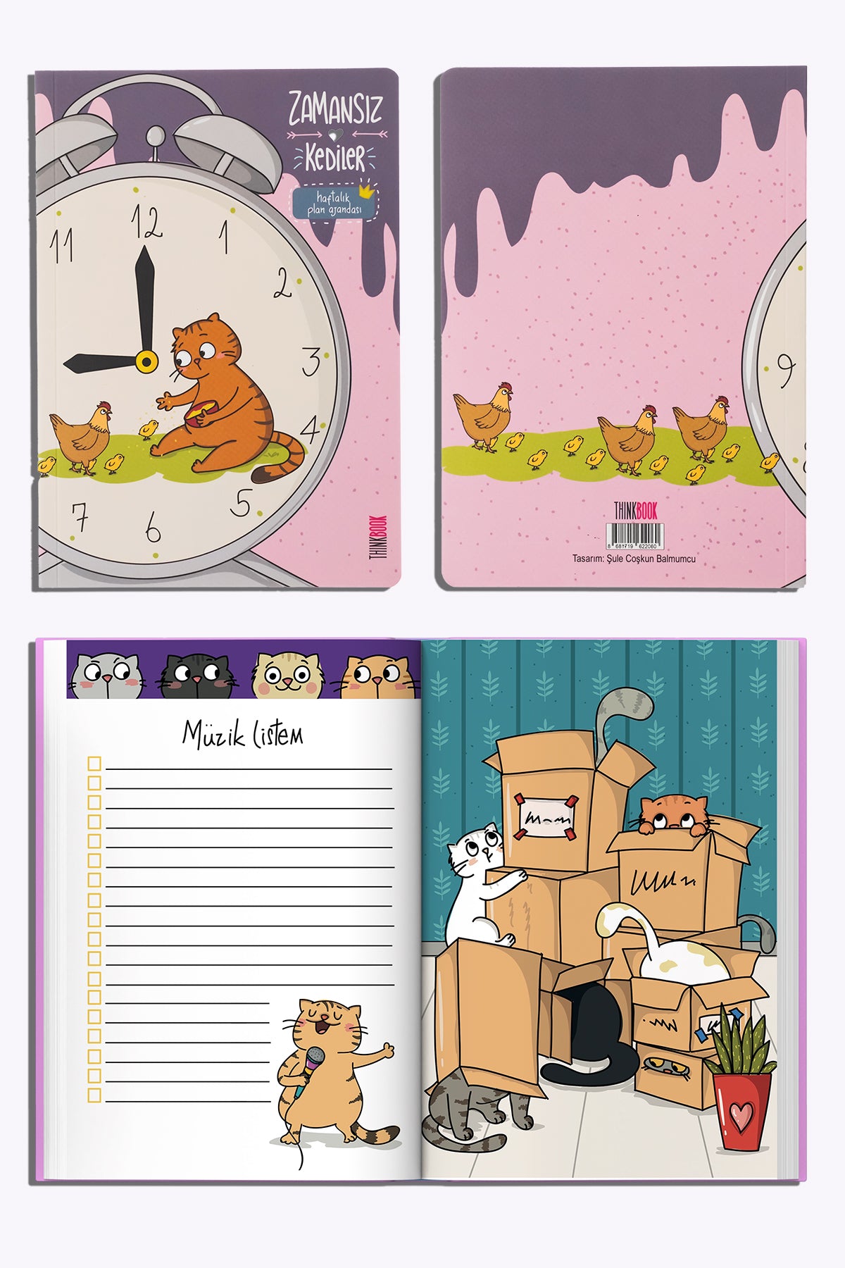 Thinkbook Çalar Saat Zamansız  Zamansız Ajanda, 15x21.5 cm - görünüm 5 / 6