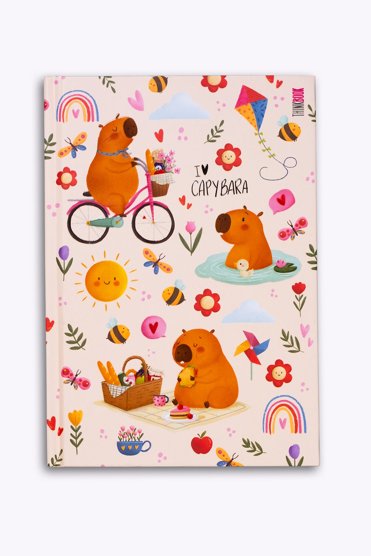 Thinkbook Capybara Piknik Sert Kapaklı Defter 14x20 - görünüm 2 / 6