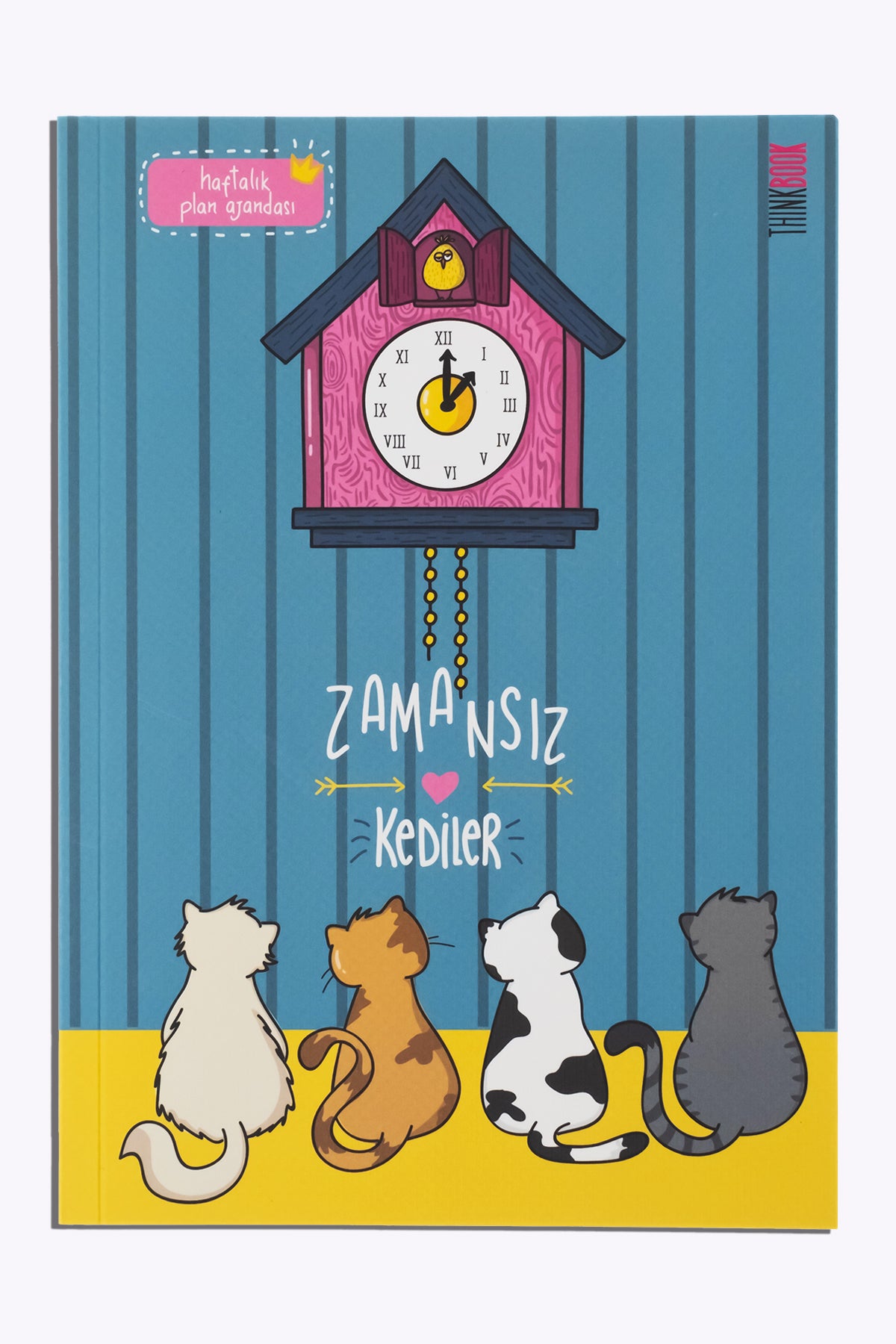 Thinkbook Zamansız Ajanda, Renkli Kedi Koltuk Ajanda - görünüm 1 / 6