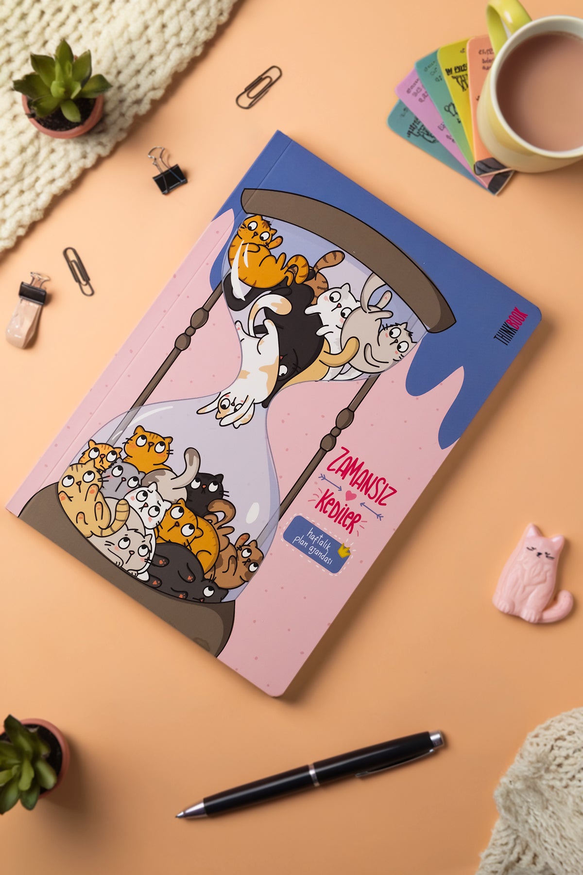 Thinkbook Kum Saati Zamansız Zamansız Ajanda, 15x21.5 cm - görünüm 1 / 6