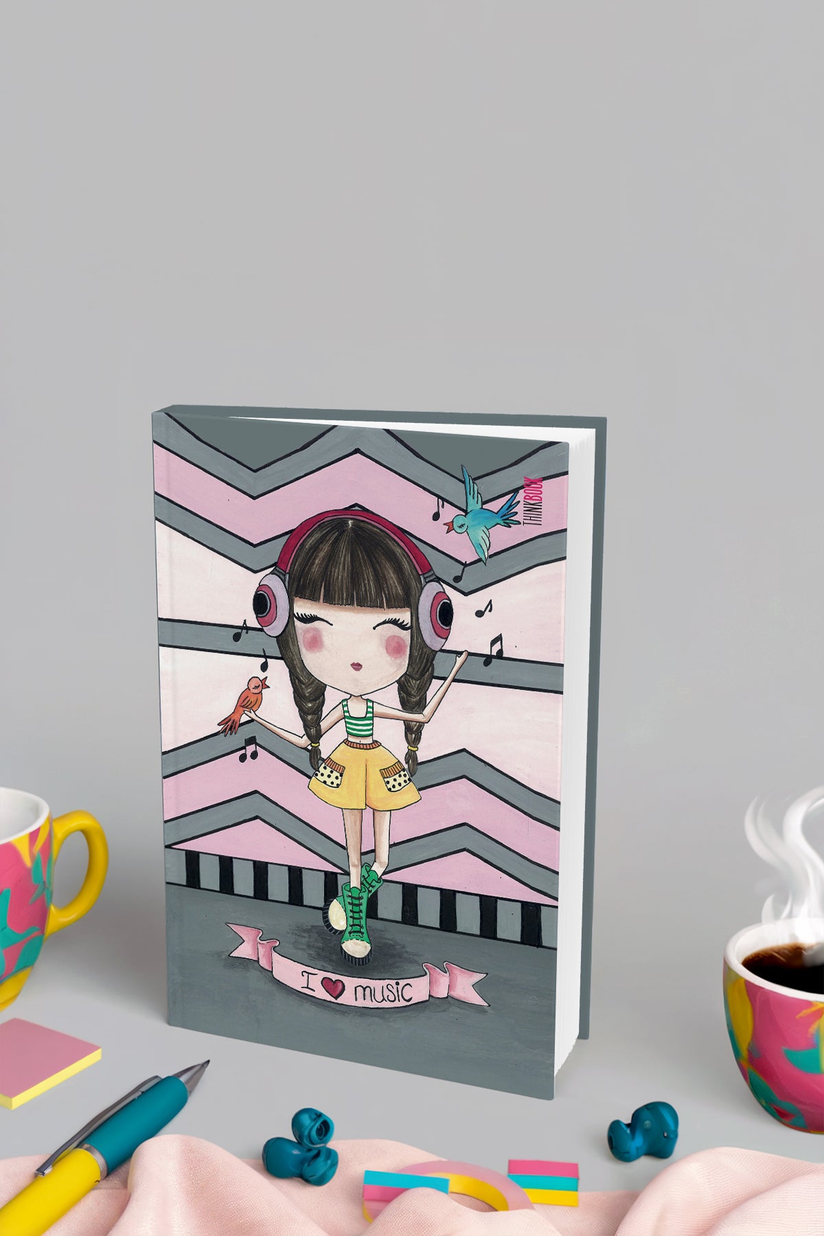 Thinkbook Pörsi Alya Sert Kapak Defter, 14x20 cm - görünüm 2 / 4