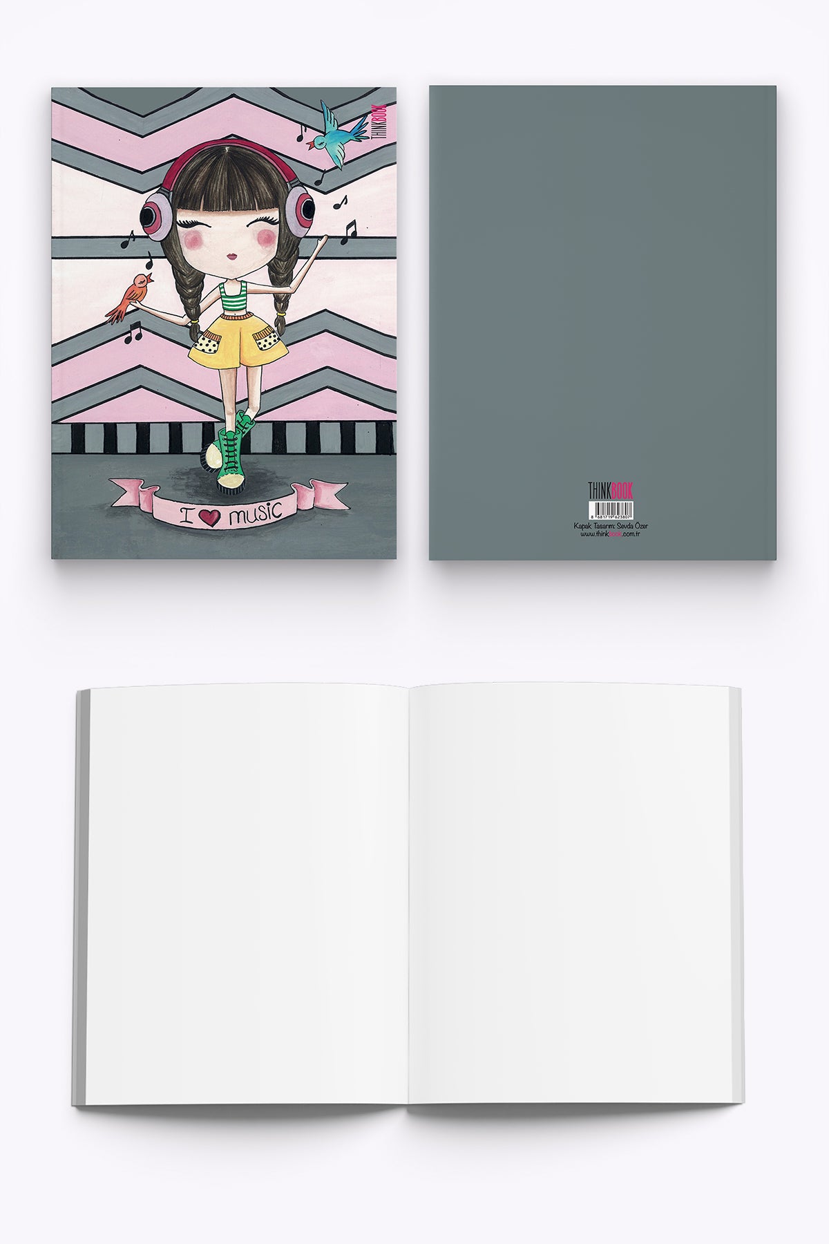 Thinkbook Pörsi Alya Sert Kapak Defter, 14x20 cm - görünüm 4 / 4