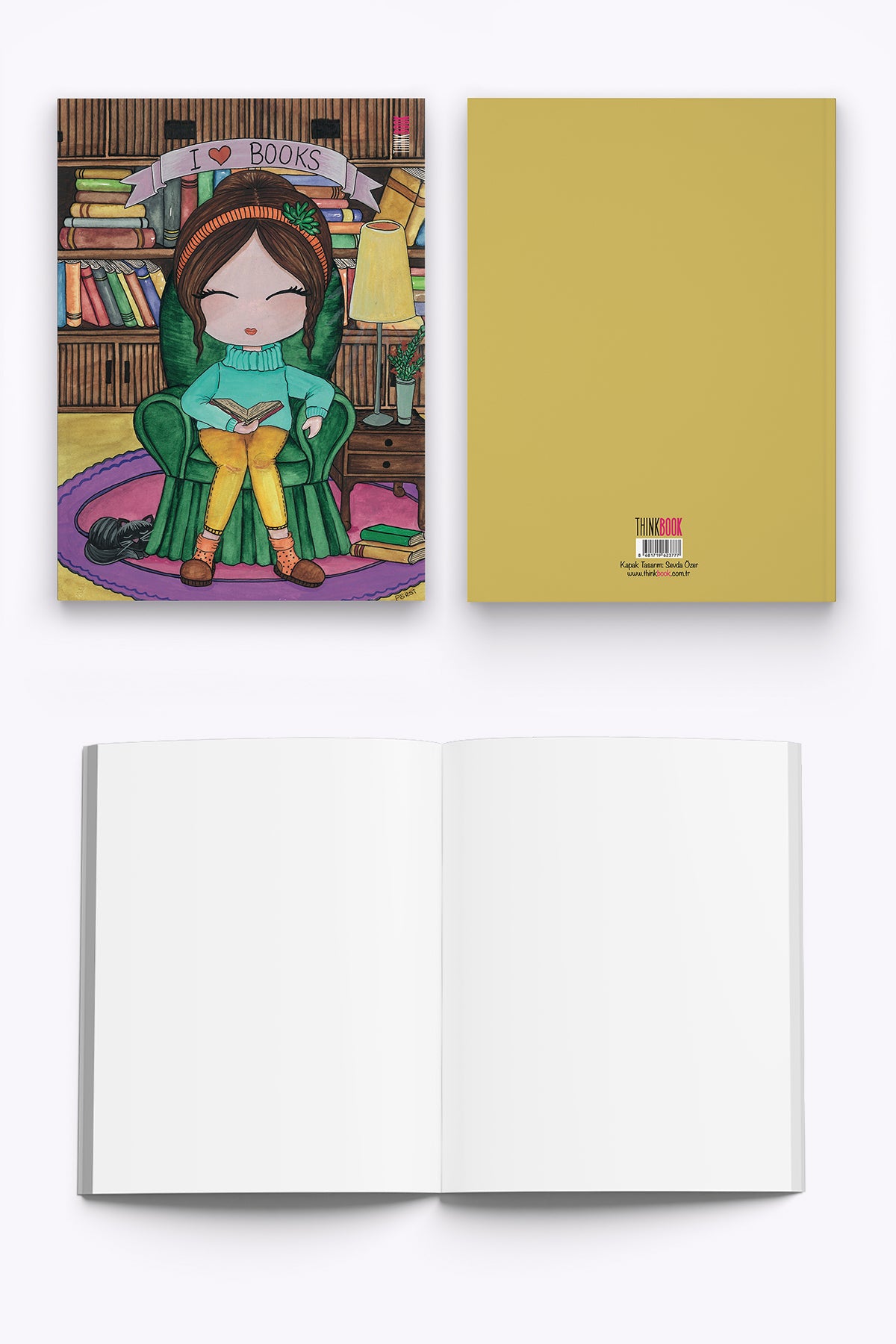 Thinkbook Pörsi Vega  Sert Kapak Defter, 14x20 cm - görünüm 4 / 4