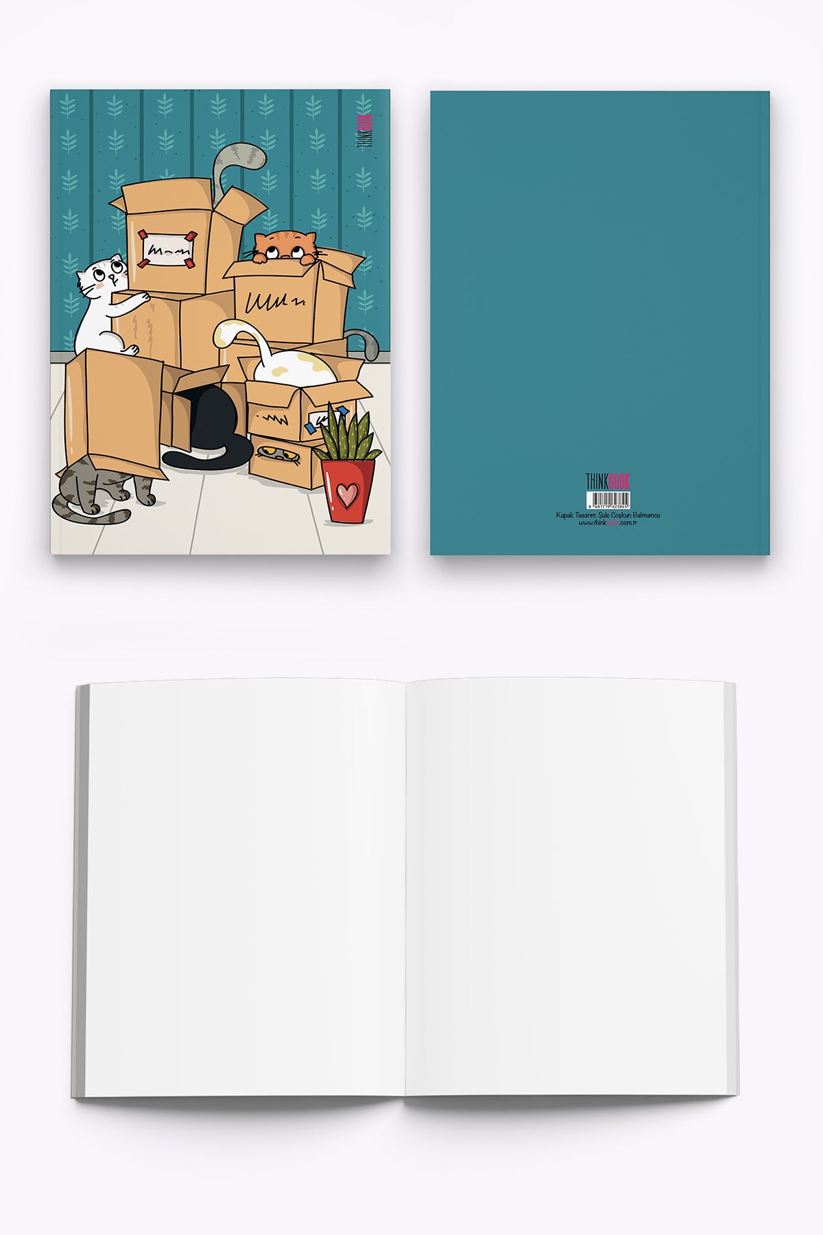 Thinkbook Şuşu Gama Sert Kapak Defter, 14x20 cm - görünüm 4 / 4