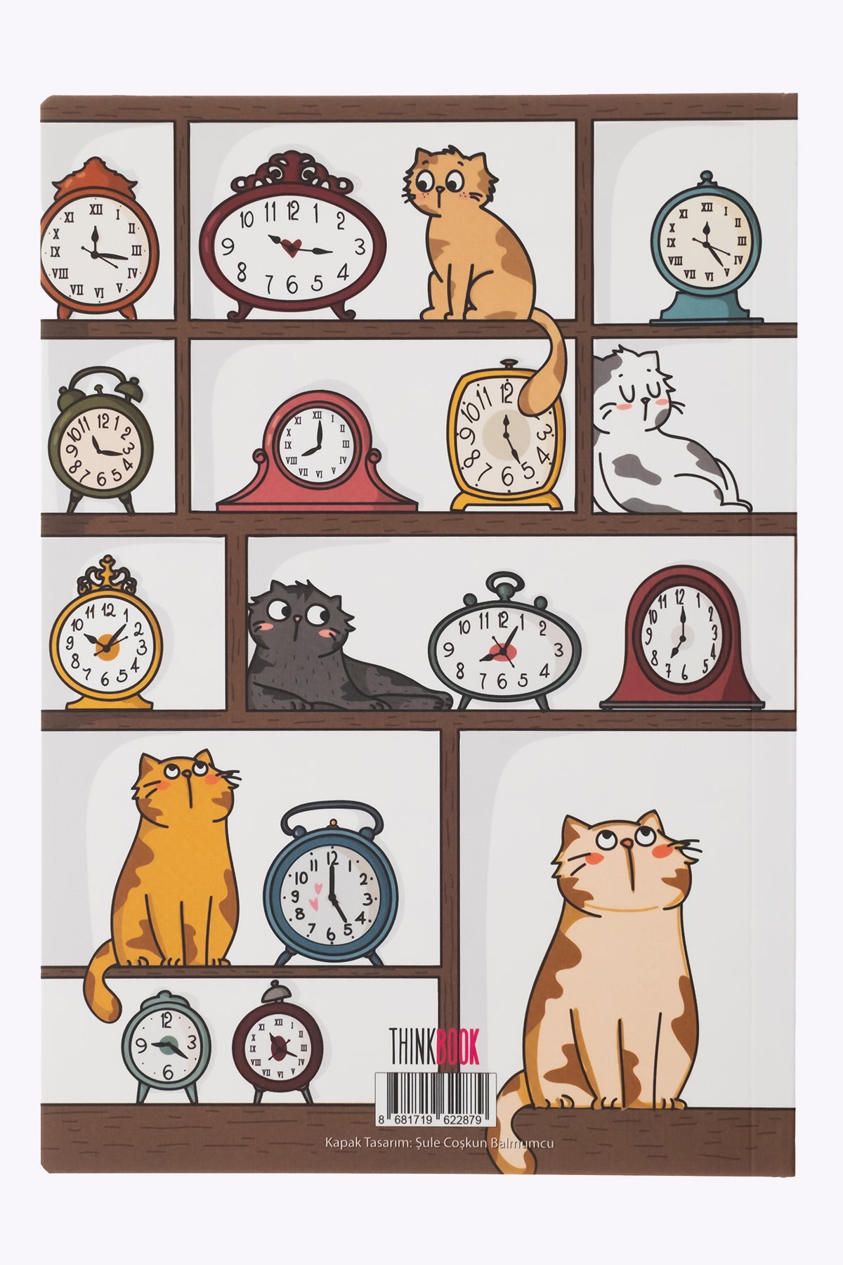 Thinkbook Zamansız Kedi Kitaplık  Zamansız Ajanda, 15x21.5 cm - görünüm 4 / 6